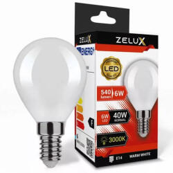 ZELUX Led Mini Globe G45 6W E14 3000K Mini Gömb - digitalnet