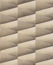 Rasch Composition 554649 Geometrikus 3D szálcsiszolt felület kifinomult színátmenet világos aranytól a sötétbarnáig tapéta (554649)