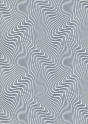 Erismann Fashion for Walls 2 by GMK 10146-29 Design Örvénylő hullámminta 3D bézsarany ezüst fehérezüst fémes csillogó hatás tapéta (10146-29)