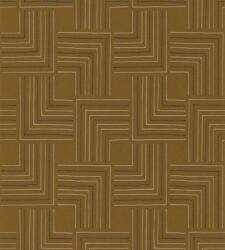 Casadeco Nangara NANG84392411 TINGARI CAMEL Grafikus pont és vonalmintázat teveszőrbarna fémes szürke kék tapéta (84392411)
