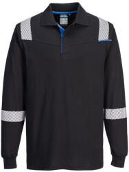 Portwest WX3 Flame Resistant Long Sleeve Polo (FR711BKRM)