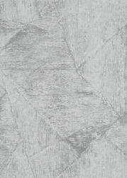 Puha szarvasbőrre emlékeztető Patch design váltakozó struktúra szürke tónus irizáló hatás tapéta (10319-10)