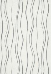 Erismann MIX Collection/Bestseller 09932-60 Grafikus hullámminta fehér ezüstszürke tapéta (09932-60)
