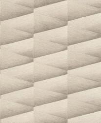 Rasch Composition 554632 Geometrikus 3D szálcsiszolt felület kifinomult színátmenet világos bézstól a barnásszürkéig tapéta (554632)