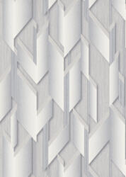  Erismann Fashion for Walls 2 by GMK 10145-31 Design Ipari formatervezés 3D szálcsiszolt nemes fényű felület szürke/acélszürke fehérezüst tapéta (10145-31)