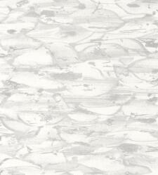  Casadeco Encyclopedia 2, 84560101 OCEANUM BLANC Natur óceán hullámai hűvös fehér fémes csillogó tapéta (84560101)
