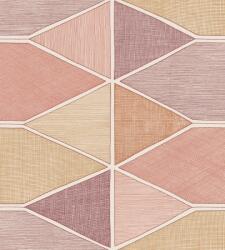 Casadeco Nova 84158404 STELLA COLOR Geometrikus korall vörösesbarna barnáslila fekete fehér tapéta (84158404)