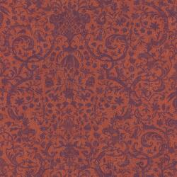 Casadeco Signature 81973102 ORSAY klasszikus damaszt texturált narancs/vörös indigókék tapéta (81973102)