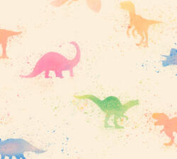 As-Creation Little Love 38146-1 Gyerekszobai Dinoszauruszok sárga szines tapéta (38146-1)