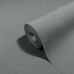  Strukturált vászonhatású egyszínű minta szürke/sötétszürke tónus tapéta (82350)