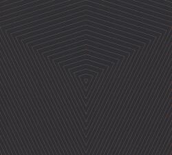 As-Creation Daniel Hechter 6/Black is Beautiful 37522-6 Geometrikus grafikus designminta fekete bronz finoman fénylő vonalak tapéta (37522-6)