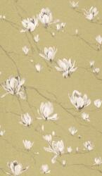 Rasch Textil Jaipur 227559 ágak virágok aranysárga krémfehér tapéta (227559)