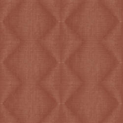 Rasch Denzo 406474 Geometrikus grafikus cikk-cakk mintázat vonalmintás alapon barnás vörös pasztel vörös tapéta (406474)