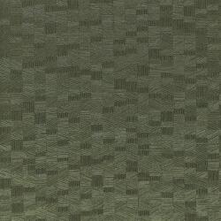 Casadeco Encyclopedia 82547322 LIGNUM VERT geometrikus texturált faragott fa hatás sötétzöld tapéta (82547322)
