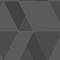  Casadeco Perception TANGRAM 86529531 Geometrikus térhatású texturált minta grafitszürke antracit ezüst tapéta (86529531)