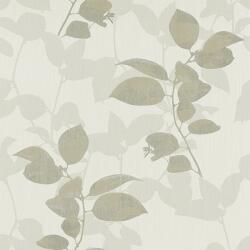 Erismann Ambiance 5906-37 Natur levélmintázat fehér szürke zöldesszürke tapéta (5906-37)