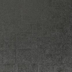  Casadeco Encyclopedia 82539515 CARRE LICHEN NOIR texturált négyzetbe rendezett zuzmó minta fekete tapéta (82539515)