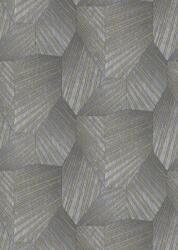 Erismann ELLE Decoration 10152-10 Geometrikus grafikus 3D minta szürke ezüst arany csillogó mintarészletek tapéta (10152-10)