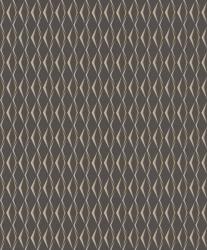 Rasch Cato 800715 Ipari design Nemes 3D rombuszminta antracit világos szürke arany lakk csillogás tapéta (800715)