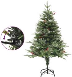 vidaXL Cu LED-uri si conuri 120 cm verde (3094555)