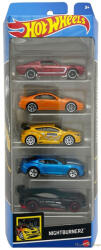 Mattel Hot Wheels - Nightburnerz - 5 db-os autó készlet (HTV43)