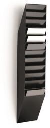 DURABLE Prospektustartó, fali, álló, A4, DURABLE FLEXIBOXX 12 , fekete (1709763060)