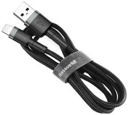 Baseus CAMKLF-A91 Baseus Cafule USB-A - Micro USB kábel, 2.4A, 0.5m, fekete/szürke (CAMKLF-A91)