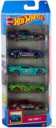 Mattel Hot Wheels - HW Drift - 5 db-os autó készlet (HTV51)