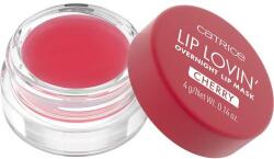 Catrice Lip Lovin' Overnight Lip Mask Cherry mască de noapte pentru buze cu aromă de cireșe 4 g