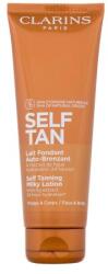 Clarins Self Tan Milky-Lotion lapte auto-bronzant pentru ten si corp 125 ml pentru femei