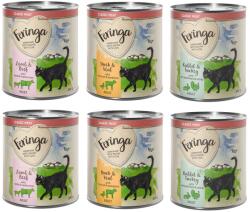 Feringa 12x800g Feringa Classic Meat nedves macskatáp- Mix 1: nyúl & pulyka, bárány & marha, kacsa & borjú