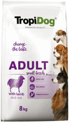 TropiDog 2x8kg Tropidog Premium Adult Small bárány & rizs száraz kutyatáp