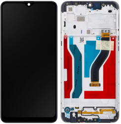 Samsung Piese si componente Display - Touchscreen Samsung Galaxy A10s A107, Cu Rama, Negru, Service Pack GH81-17482A (GH81-20306A)