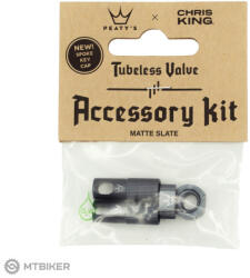 Peaty's Peatys x Chris King MK2 Tubeless Valve Service Kit, szürke