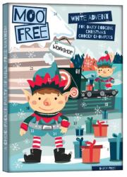 Moo Free - Adventi naptár fehér csokoládéból, 70 g