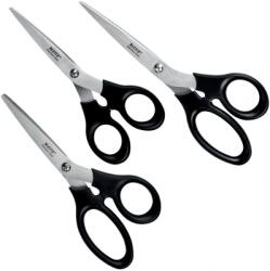 Leitz Foarfece Leitz, otel inoxidabil, 3 buc/ set, diverse dimensiuni, negru E54260095