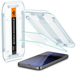 Spigen "Glas. tR EZ Fit" Samsung Galaxy S24 FE tempered kijelzővédő fólia felhelyező kerettel (2db)