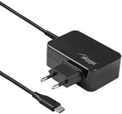 Akyga AK-ND-82 5-20V / 3-4.5A 90W USB-C Power Delivery 3.0 GaN cable 1, 8m Fekete (AK-ND-82)