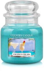 Kringle Candle Свещ Country Candle Coconut Colada средна 2 фитилна ароматизирана свещ (453 g),