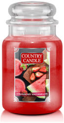 Kringle Candle Country Candle Strawberry Görögdinnye nagy 2 kanócos illatgyertya (652 g),