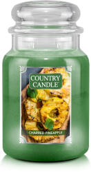 Kringle Candle Country Candle elszenesedett ananász nagy 2 kanócos illatgyertya (737 g),