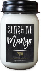 Milkhouse Candle MILKHOUSE GYERTYA Sunshine Mango illatgyertya Farmhouse Jar (368 g),