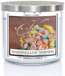 Kringle Candle TUMBLER Marshmallow Morning 3 kanócos illatgyertya 411g,