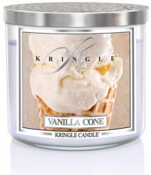 Kringle Candle TUMBLER Vanilla Cone 3 kanócos illatgyertya 411g,