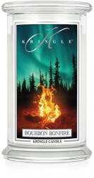 Kringle Candle Bourbon Bonfire nagy 2 kanócos illatgyertya (624 g),