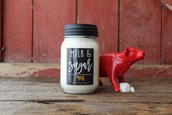 Milkhouse Candle MILKHOUSE CANDLE Milk & Sugar illatgyertya Farmhouse Jar (368 g),