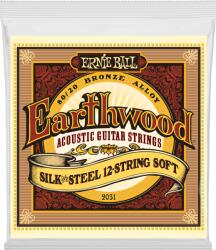 Ernie Ball 2051 Earthwood Silk & Steel 12 Set de corzi pentru chitară acustică (P02051)