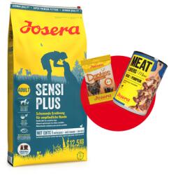 Josera SensiPlus 12, 5kg érzékeny emésztőrendszerű felnőtt kutyáknak + 1x Denties & Meat Lovers INGYEN