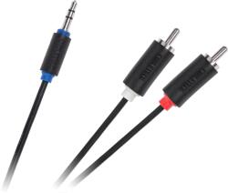 Cabletech Jack 3.5-2RCA kábel 10 m Cabletech szabvány (KPO3952-10)