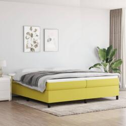 vidaXL zöld szövet ágykeret matrac nélkül 200 x 200 cm (3120893)